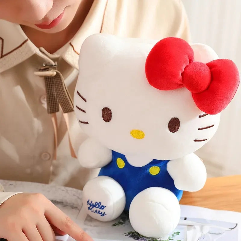 Squeezy Sanrio Hello Kitty Soft Pillow Plushies. In Blue or Pink. 20cm of Softness.