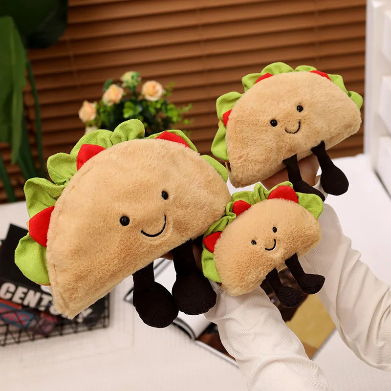 Soft Taco Plushies in Sizes 15cm, 18cm & 25cm