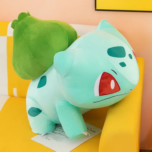 Adorable Pokemon Bulbasaur Plushies in sizes 20cm, 30cm and 40cm.