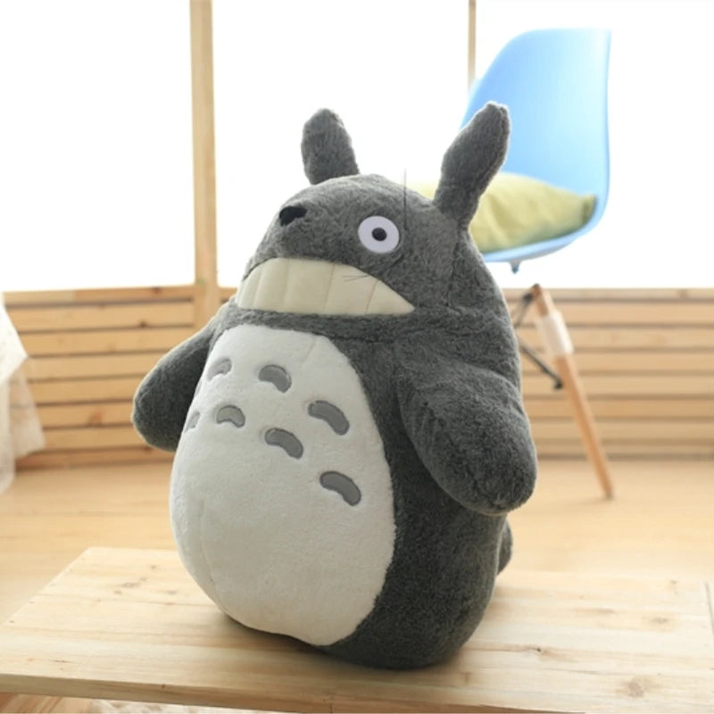 Our Favourite Sqiggy Totoro Plushie. From a Selection of sizes: 30cm, 40cm, 55cm and 70cm.