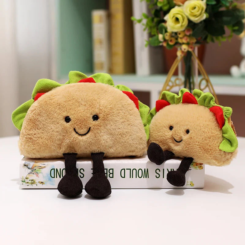 Soft Taco Plushies in Sizes 15cm, 18cm & 25cm